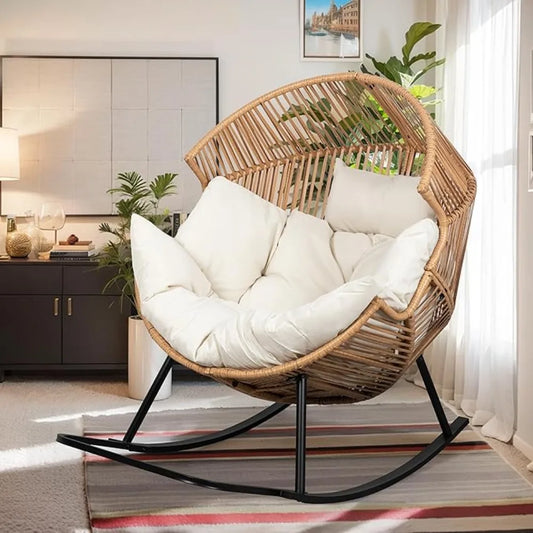 Wicker Rattan Egg Chair