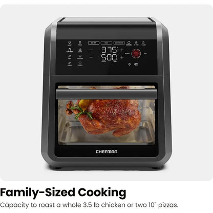 12-Quart 6-in-1 Air Fryer Oven, Touchscreen