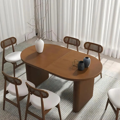 Extendable Oval Dining Table