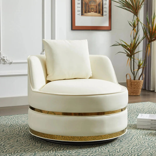 Swivel Chair, 360 Accent Chair, Barrel Chair