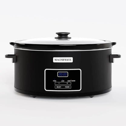 8-Quart Casserole Slow Cooker, Timer, Digital Programmable