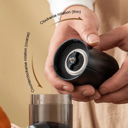 Manual Coffee Grinder, Adjustable Settings, Ceramics Core