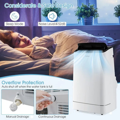 Portable Air Conditioner, Heat, Auto Swing 4-in-1