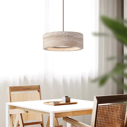 Led Pendant Lamp Stone Wabi Sabi Style