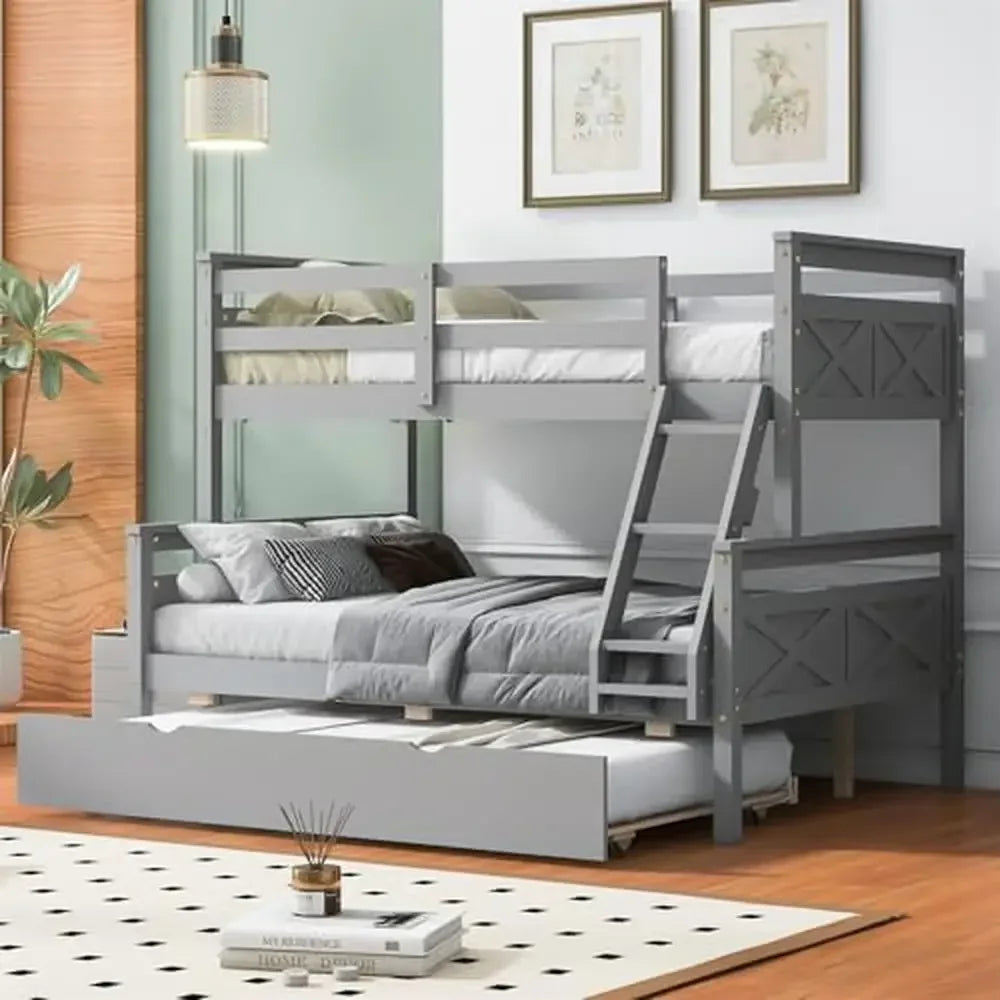 Twin Over Full Bunk Bed With Trundle