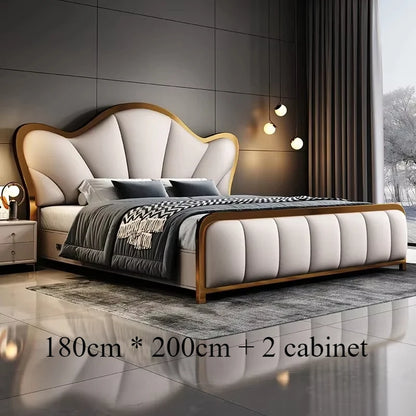 Nordic Luxury Modern Bed