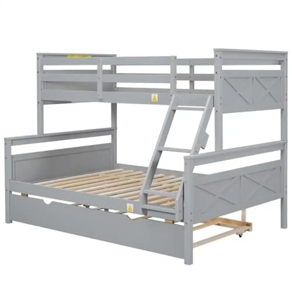 Twin Over Full Bunk Bed With Trundle