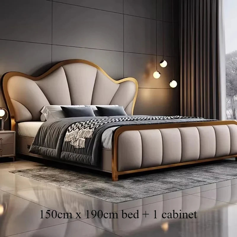 Nordic Luxury Modern Bed