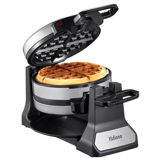 Belgian Waffle Maker, Classic Rotating Waffle Iron