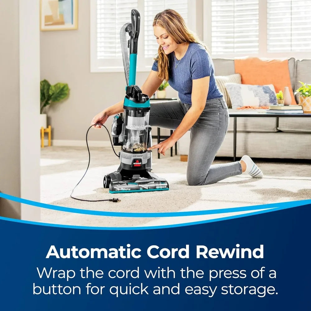 Clean View Rewind Upright Bagless Vacuum