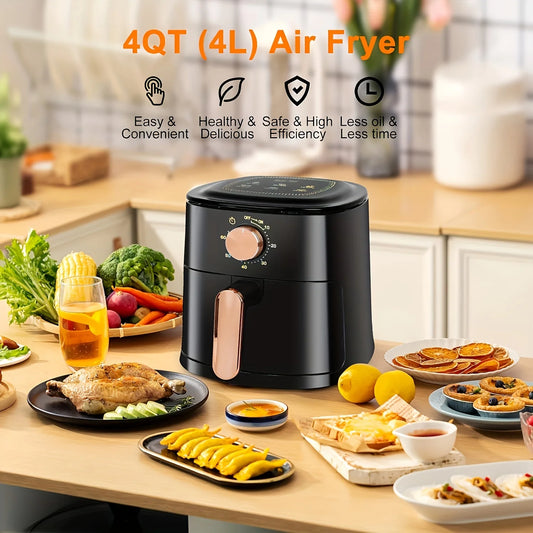 4L Mechanical Air Fryer - User-Friendly Multi-Functional Kitchen Companion for Healthy, Easy Cooking & Diverse Cuisine