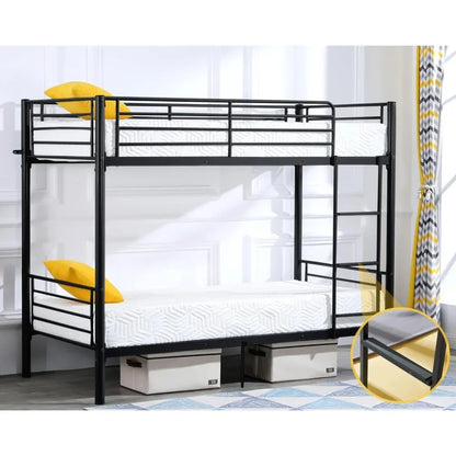 Bunk Bed Twin Over Twin, kids, Flat Ladder