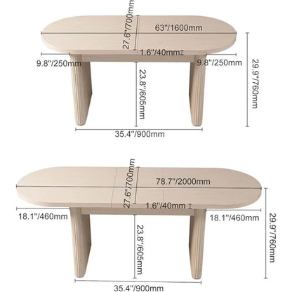 Extendable Oval Dining Table